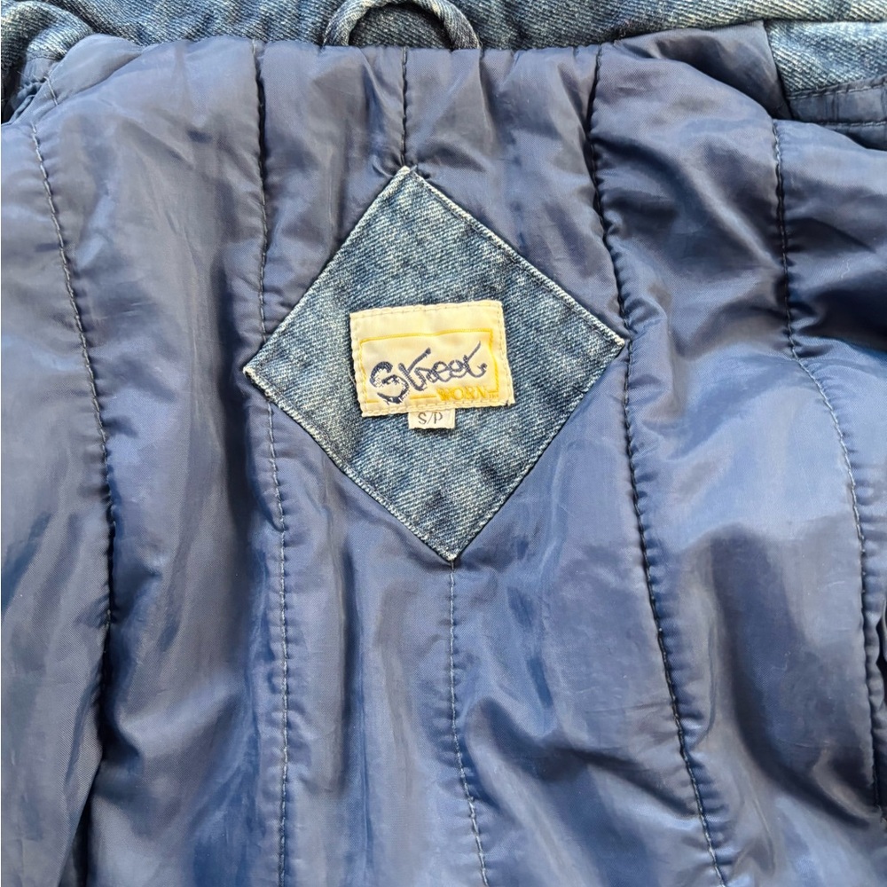 Vintage 1980s Patchwork Denim Jacket - image 5